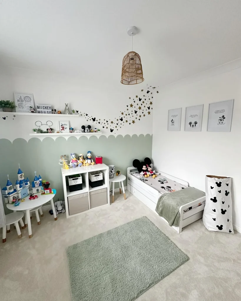 Mickey Mouse Toddler Bedroom 