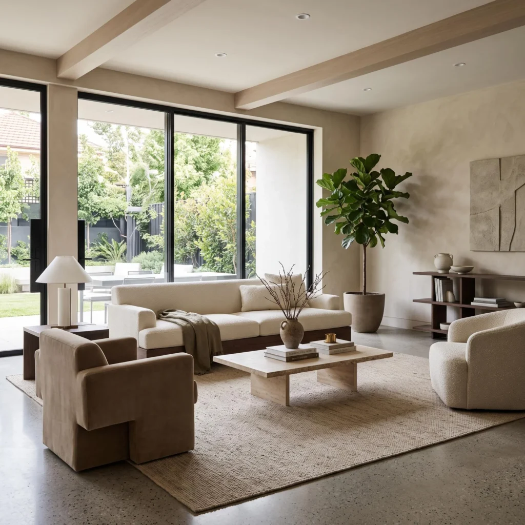 Low-Profile, Architectural Furniture