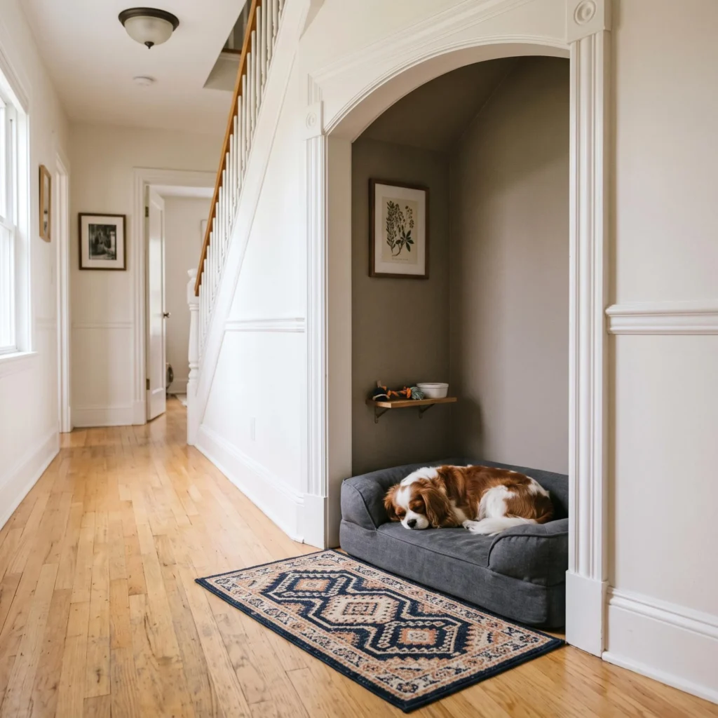 Hallway Alcove Dog Bed
