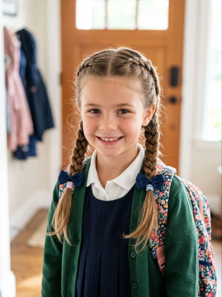 French Braid Pigtails