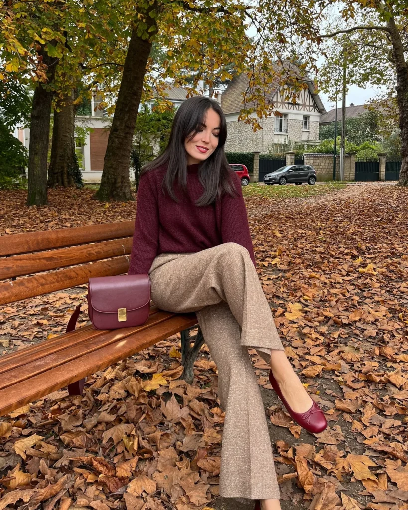Cozy Burgundy and Neutral Elegance 