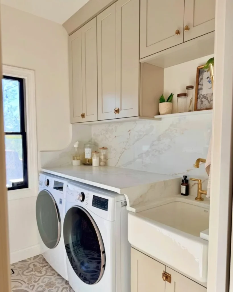 Elegant Built-In Folding Counter 