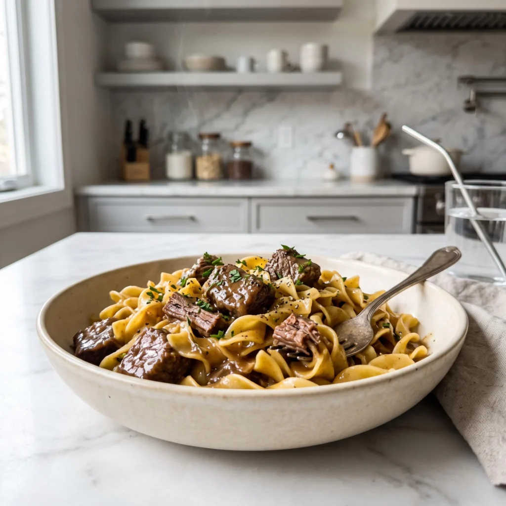 Easy Beef and Noodles Recipe