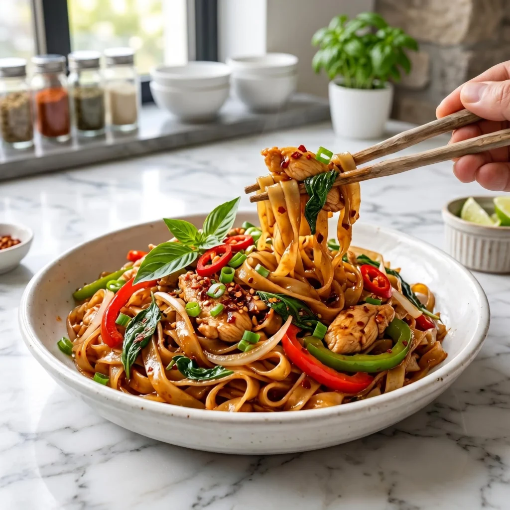 Easy Drunken Noodles Recipe