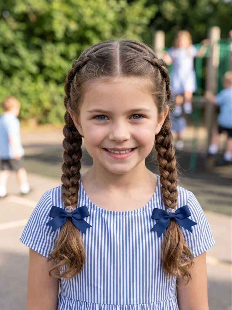 Classic Braided Pigtails