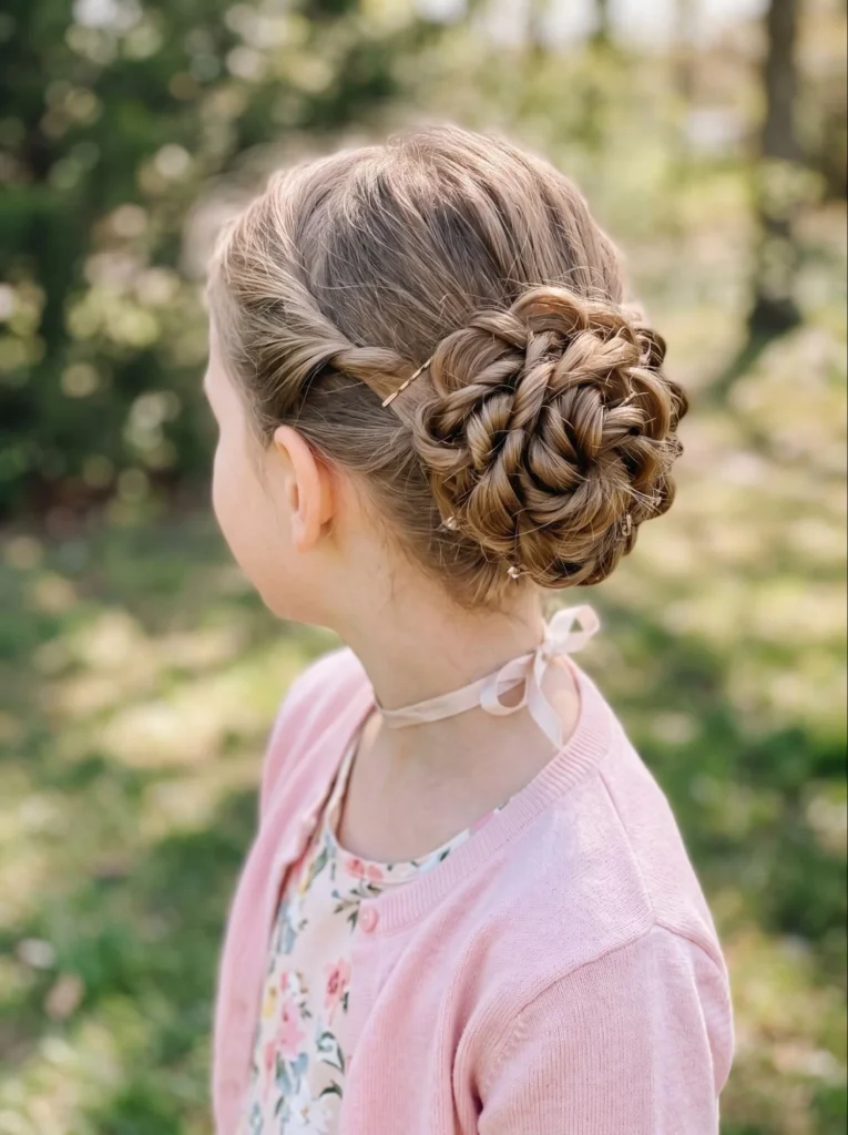 Flower Twist Updo