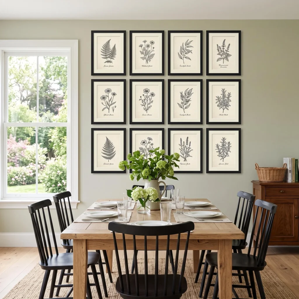  Framed Botanical Prints