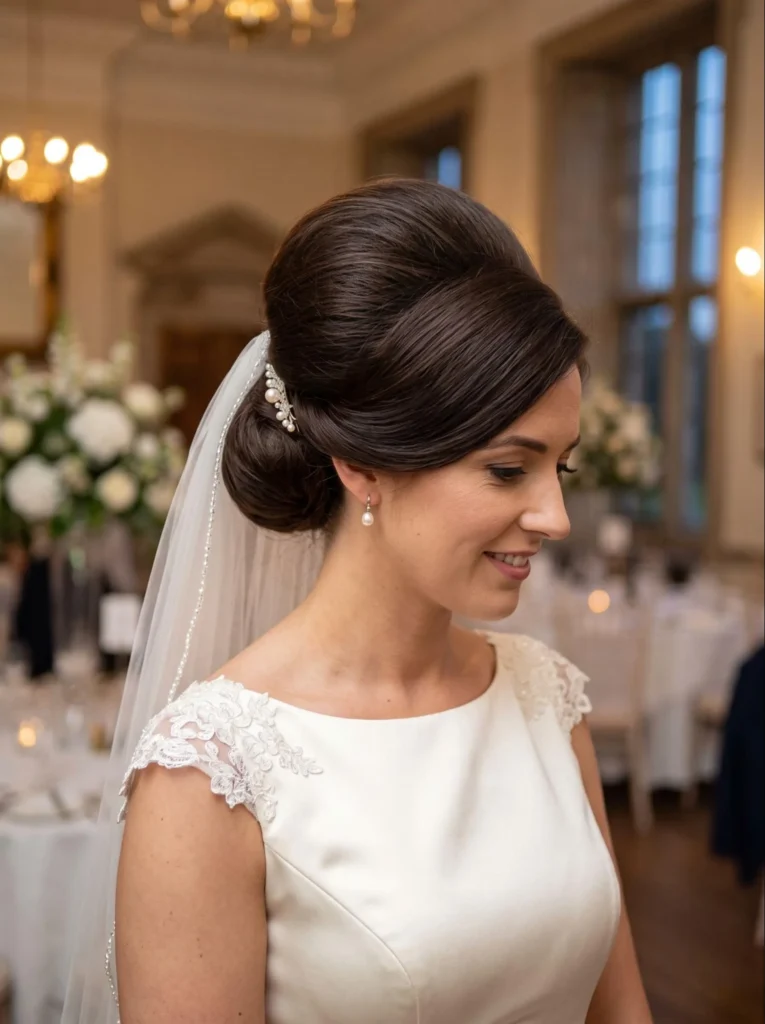 Voluminous Bouffant Updo