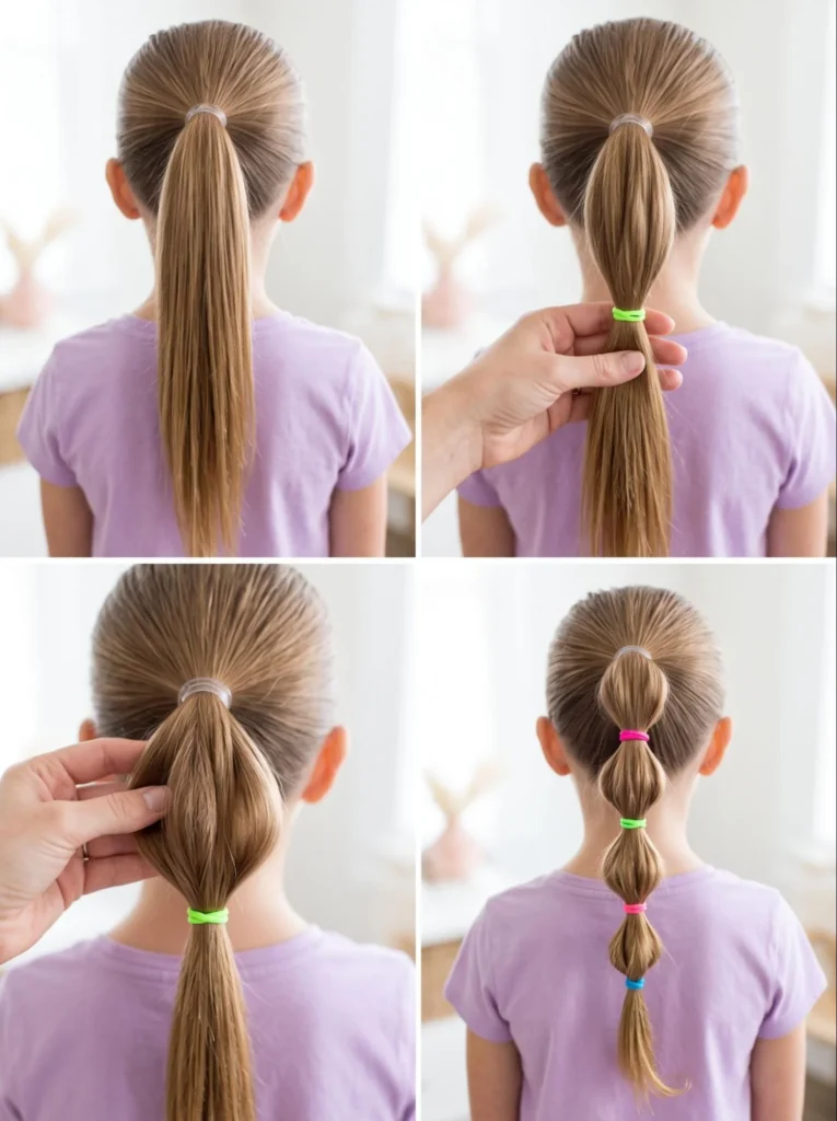  Bubble Ponytail