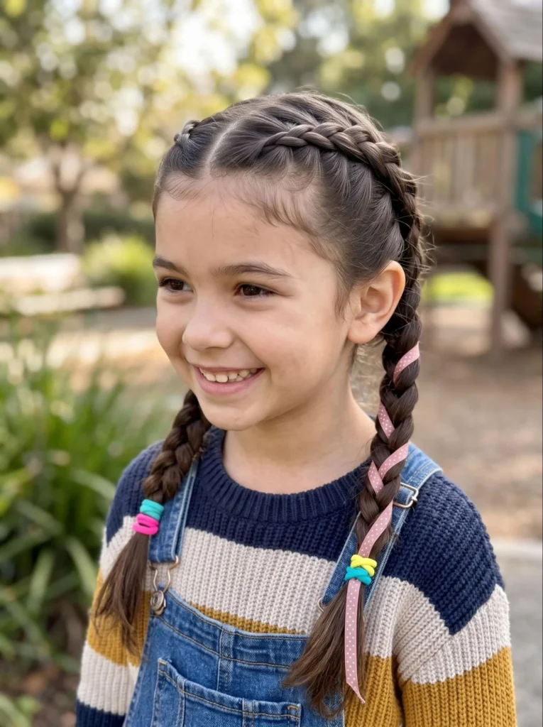 Double Braided Pigtails