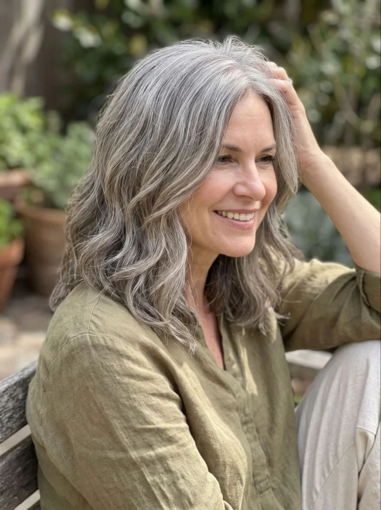 Relaxed, Natural Gray Blending