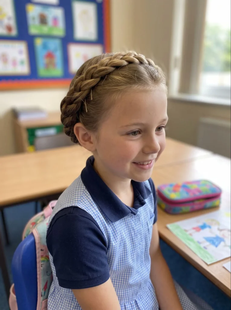 Twisted Crown Braid