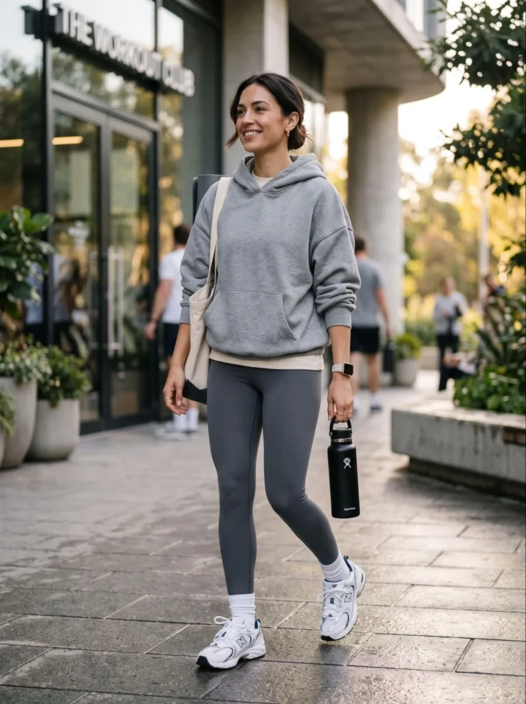 Oversized Hoodie With Leggings