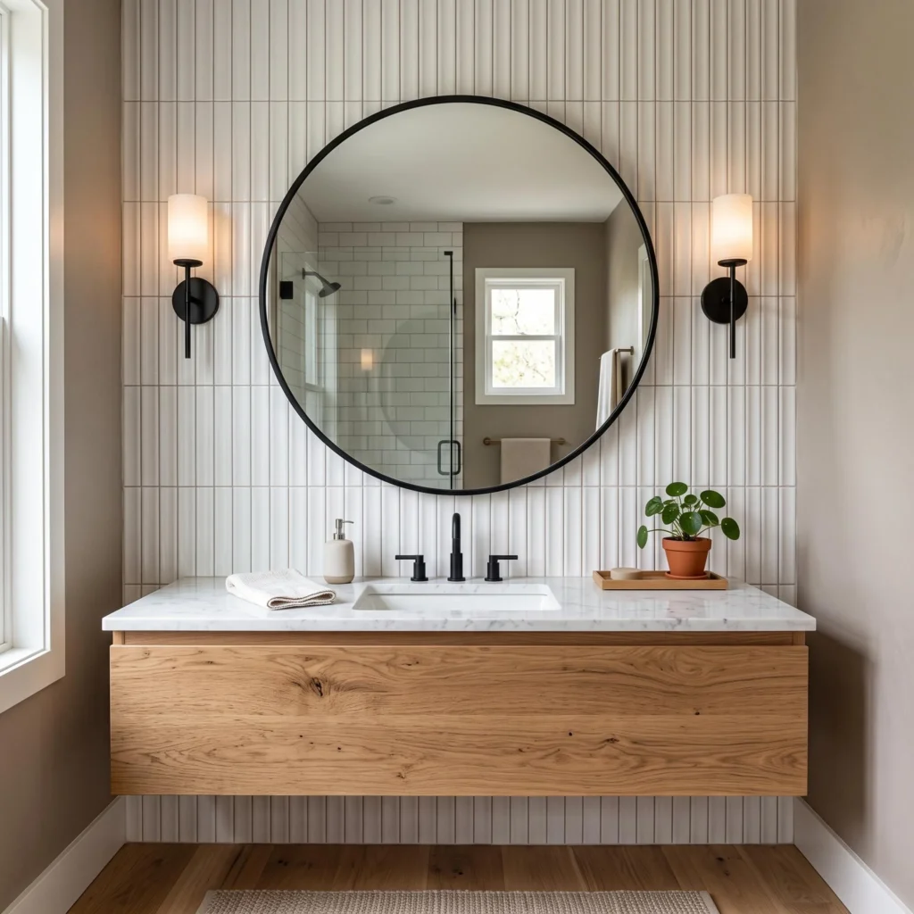 Round Bathroom Mirror