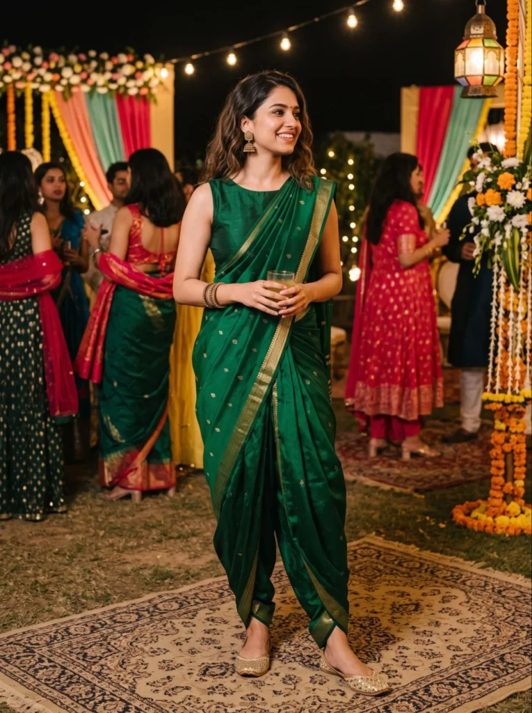 Dhoti-Style Saree