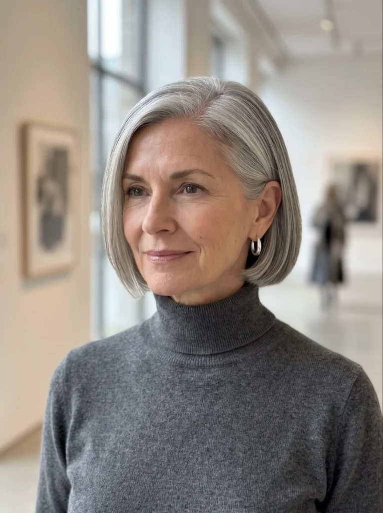 The Sleek Tucked-Behind-the-Ear Bob