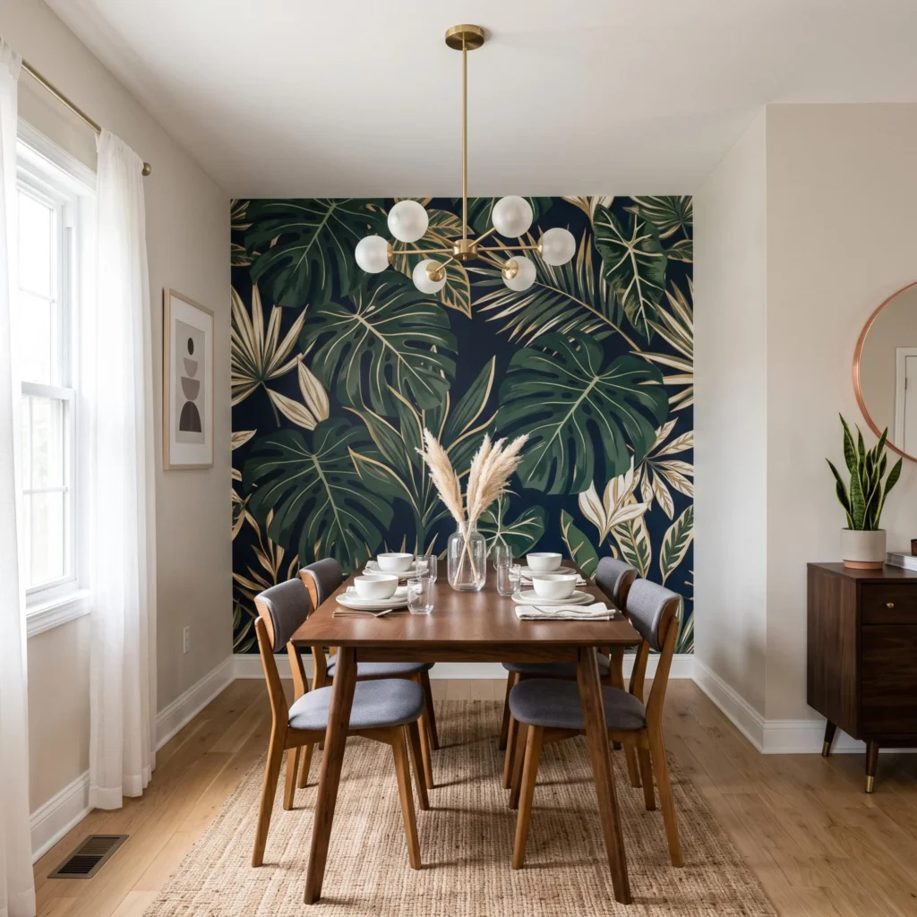 Bold Wallpaper Statement Wall