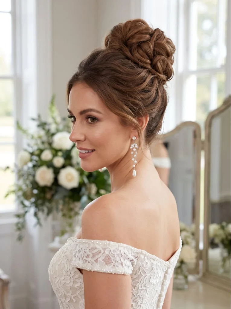 Textured High Chignon