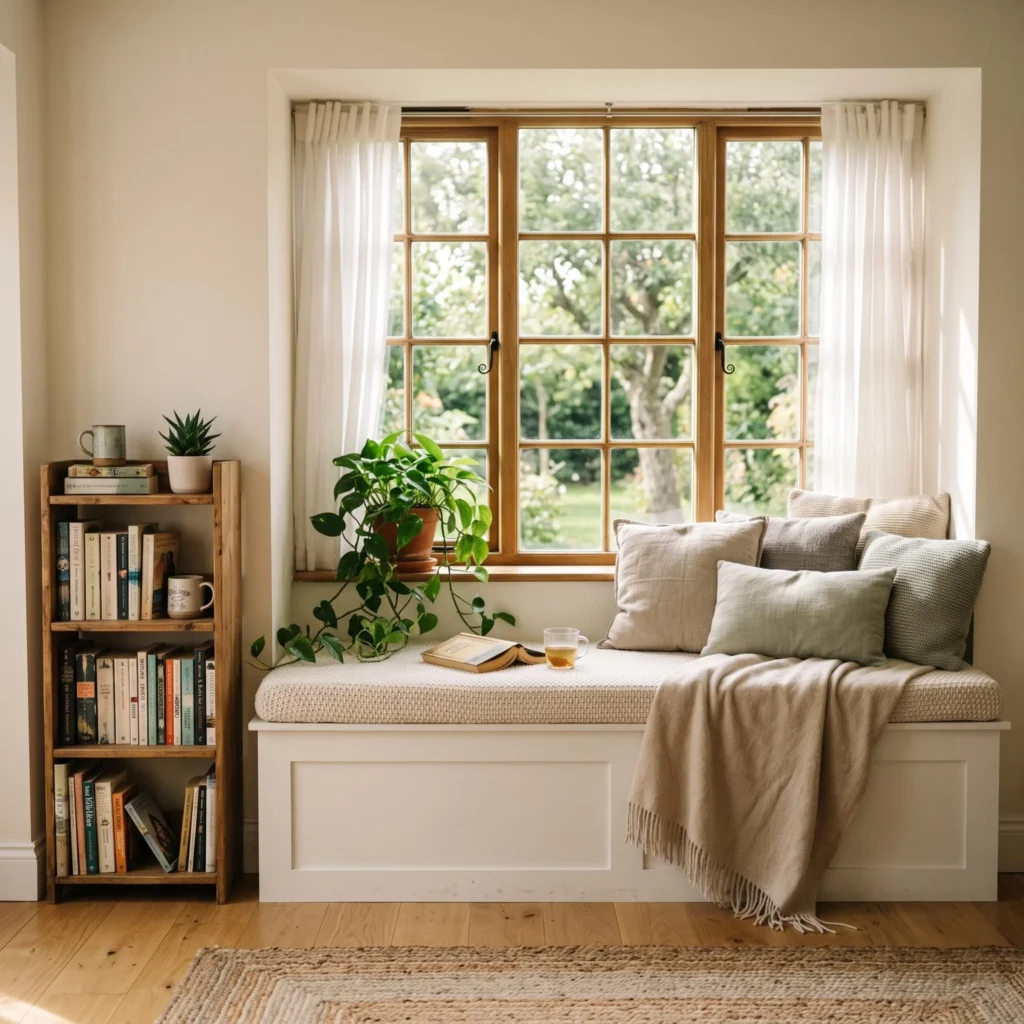 Cozy Window Reading Nook