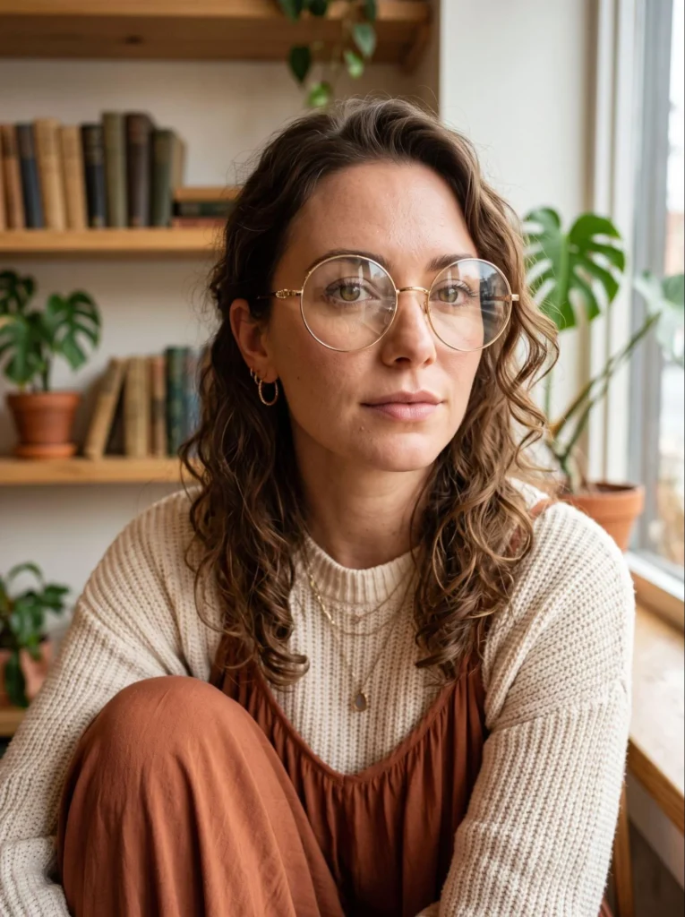 Oversized Round Eyeglasses