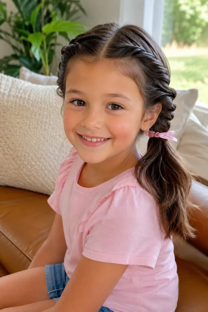 Twisted Side Ponytail