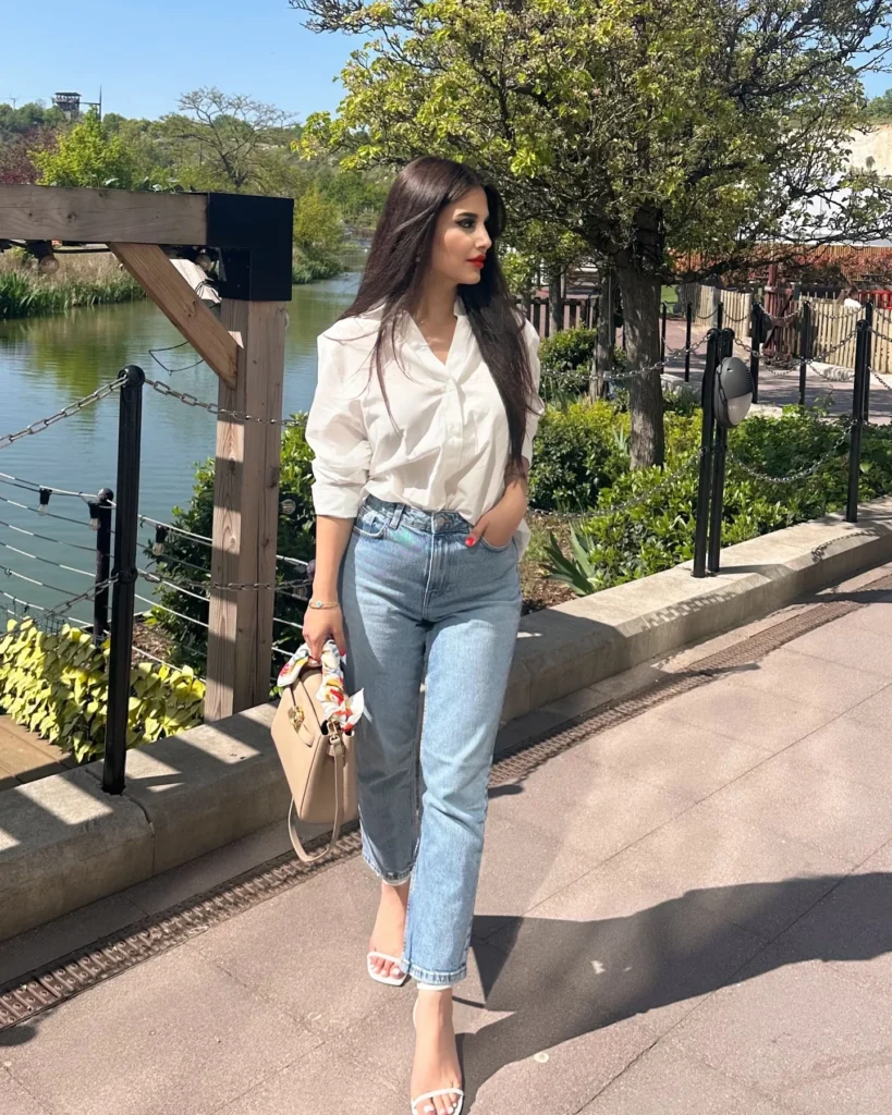Crisp White Blouse