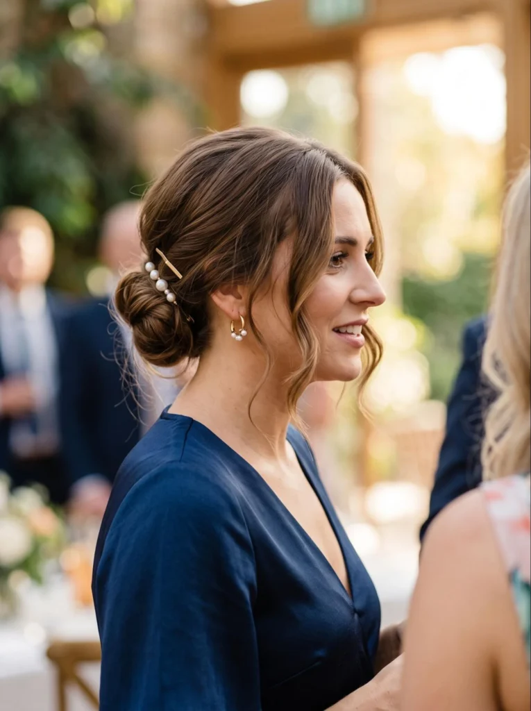 Elegant Low Bun With Face-Framing Pieces