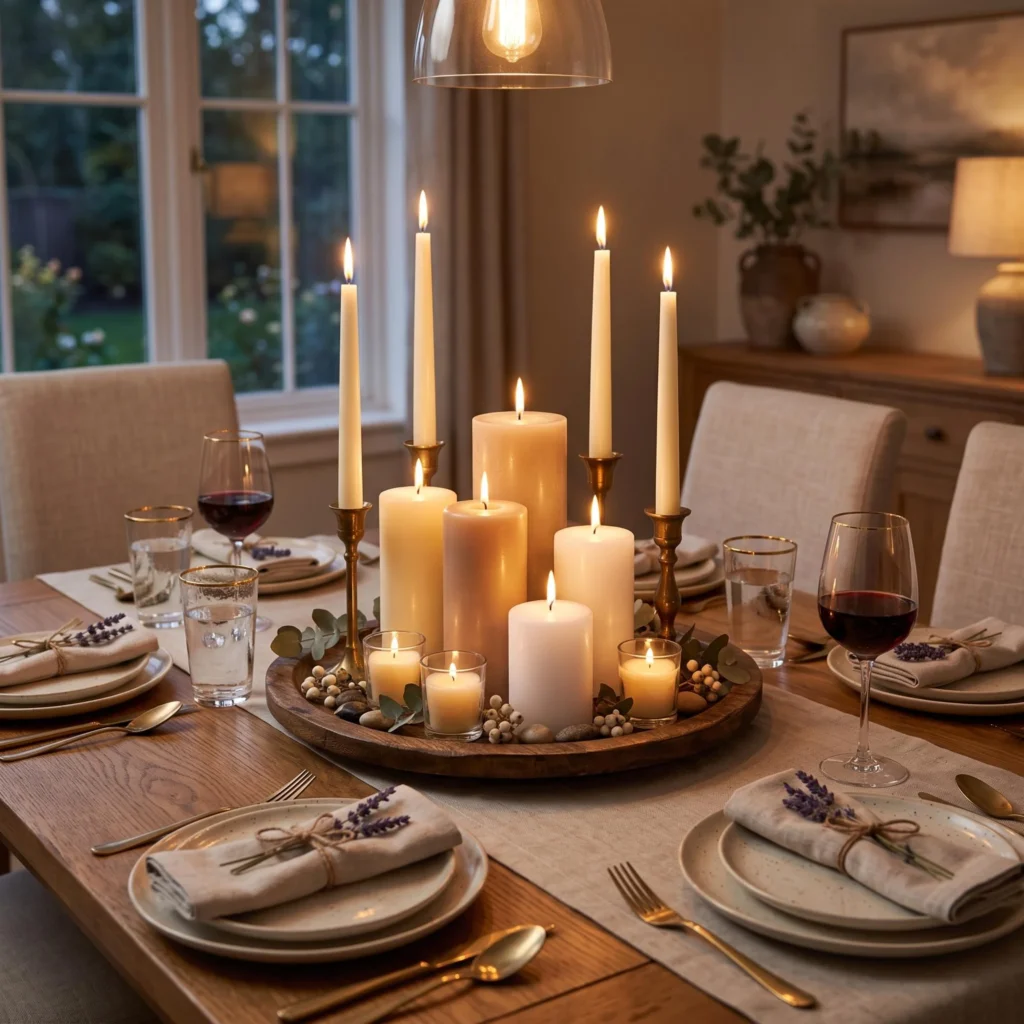 Grouped Candle Arrangement