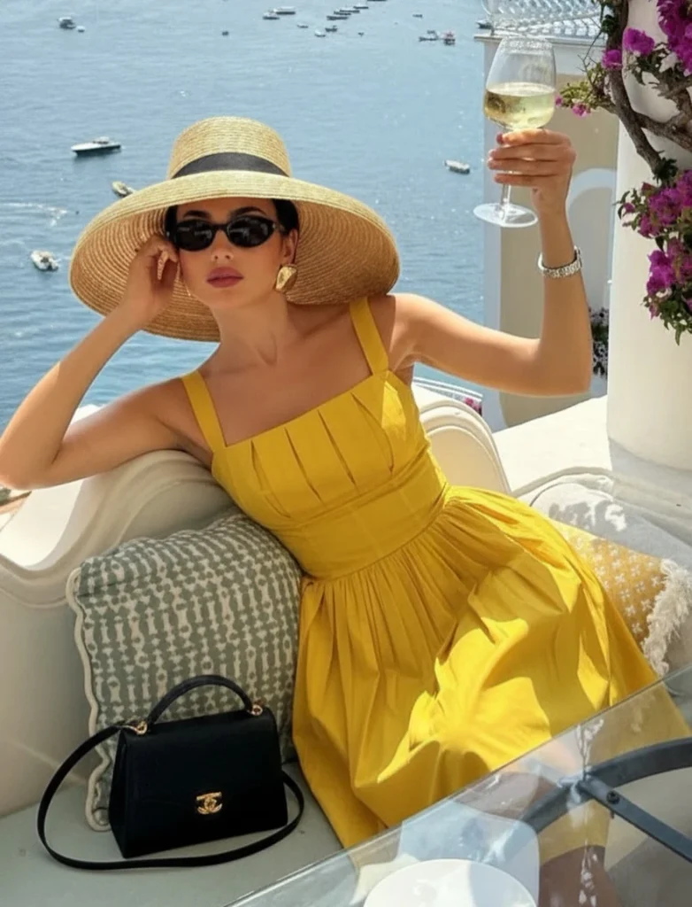 Yellow Maxi Dress: A Chic Coastal Summer Outfit