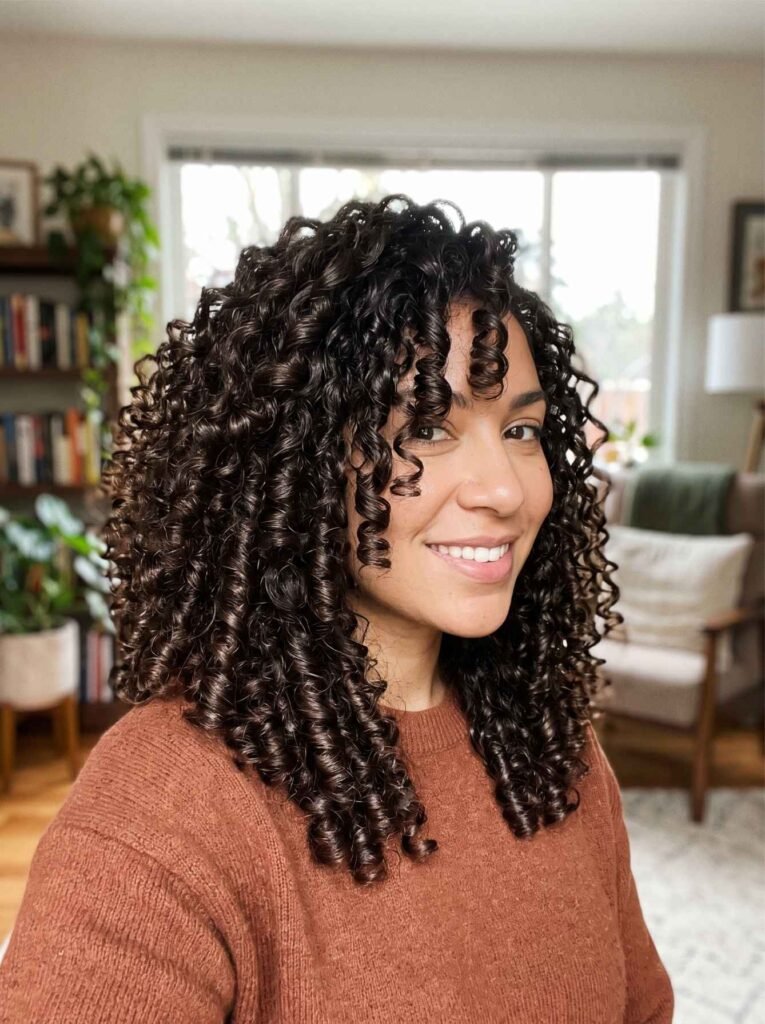 Espresso Spiral Curls
