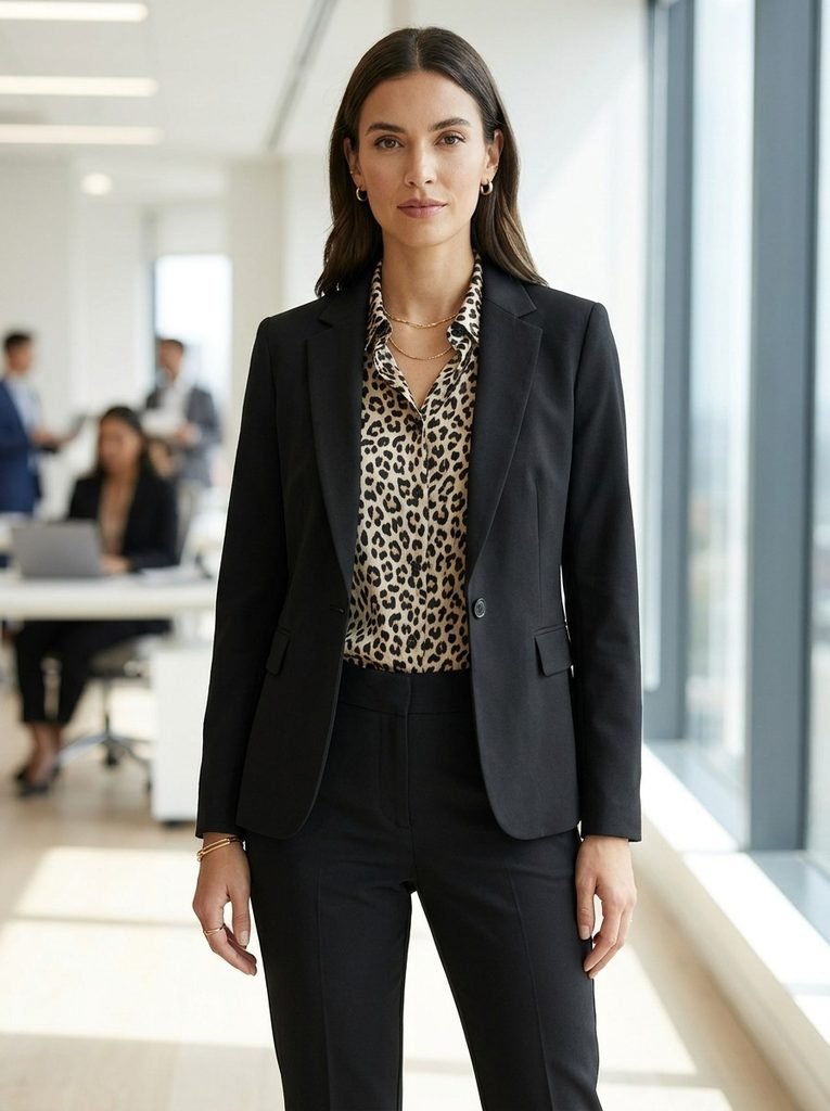 Animal Print as a Sharp Accent